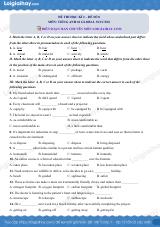 Đề thi học kì 2 Tiếng Anh 10 Global Success - Đề số 8